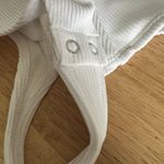 Wild Fable  Women's White Narrow Ribbed Seamless Tank Bodysuit - Small - NWT Photo 3