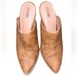 Abound  Brown Maya-pu 8 M Women Clogs Block Heel Booties Zuecos Shoes EUC Photo 5