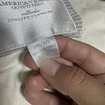 American Eagle Vtg Y2k  Cream Cableknit Hooded Sherpa Lined Zip Up Jacket Size M Photo 5