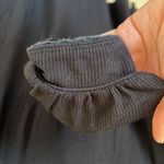 Free People shimmy shake black ribbed open back top Photo 4