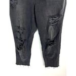 PacSun high rise straight black cut off jeans Photo 2