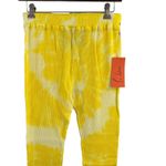 La Detresse Yellow Tie‎ Dye Thermal Legging Size Large New Photo 1