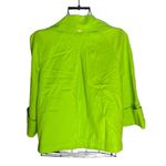 St. John  Women's S Lime Green Double Breasted Jacket Cotton‎ Bright Preppy Twee Photo 5