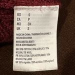 American Eagle American Eagles Outfitters Red knitted Long Sheer Sleeves Sweater SZ S Good Cond Photo 9