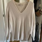Athleta Cream Switchback Merino Wool Sweater Photo 1