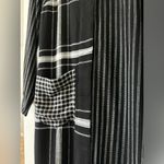 KĘDZIOREK Wool Viscose Patchwork Dress NWT Size 38 Black Photo 2