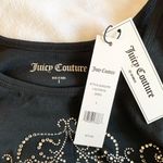 Juicy Couture NWT  Y2K Ruched Rhinestone Bling Dress in Licorice Size Small Photo 3