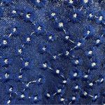 The Limited  Royal Blue Embroidered Top Photo 2