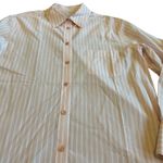 Equipment  Femme Button-Down Long Sleeve Shirt Top Blouse Stripe Pink Size Medium Photo 4