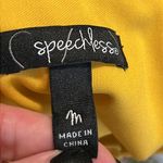 Speechless  junior medium mustard sweetheart neck fit & flare dress padded cups Photo 10