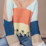 Vestique Colorful Cropped Sweater Photo 0