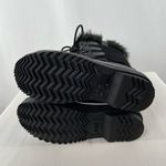 Khombu  Lace Up Faux Fur Snow Boots‎ in Black Size 6.5 Photo 5