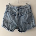 Old Navy  High Rise O.G Straight Light Wash Denim Shorts Photo 3