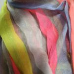 infinity Capelli Neon Coral Summer Stripe  Scarf Photo 2