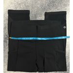 Lululemon Non Reflective 19" Cropped Side Pockets Black Leggings Size 6 Small Photo 4