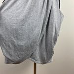 Heartloom Mini Dress M Gray Knit Black Lace Racerback Pockets Sleeveless Photo 5