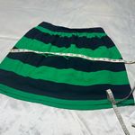 Banana Republic  Black and Green Striped Mini Skirt Photo 6
