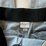 A New Day  Women's Gray Striped Ankle Pants Photo 5