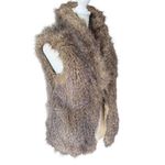 Jack by BB Dakota Jack BB Dakota faux fir fully lined sleeveless open vest jacket women's size S Photo 1