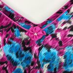 Christian Dior 70’s Vintage Miss Dior Pink Blue Slip Dress Chemise NWT size Large Deadstock Photo 2