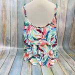 Maxine of Hollywood Tankini Top Tropical Flutter Hem Swimsuit NEW Size 16 Swim Photo 4