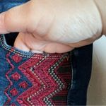 EXPRESS  Embroidered‎ Aztec Bootie Denim Shorts Photo 1