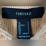 Forever 21 Size S Cropped Casual Corduroy Apricot/Orange Jacket Photo 1
