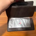 Vintage Texas‎ Leather Manufacturing Tooled Wallet Aqua Blue Brown Western Photo 4