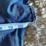 Abercrombie & Fitch  Denim‎ Sheath Dress. Size Medium w/embroidered flowers Photo 7