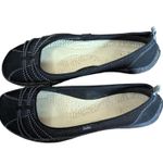 Jambu  JBU Black Mesh Ballet Flats Size 9.5 Slip On All Terra Traction Shoes Photo 0