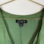 J.Crew  Slim Fit Linen Vest Green Size 10 Photo 4