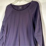 Athleta Activewear Top Women's M Purple Long Sleeve Exercise Workout Photo 1