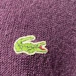Lacoste Izod Purple Jumper Sweater V Neck Size Large Vintage 1950s-1960s Photo 2