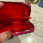 Christian Louboutin spike panettone coin purse pink and red Photo 11