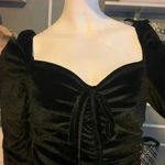 Bebop  Ruched Velvet Sweetheart Mini Dress Cocktail Holiday Size Medium.  #307 Photo 7