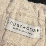 Paper Crane  linen blend shorts Photo 1