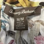 Tommy Bahama Linen Blend Halter Dress Sundress Tropical Floral Tie Neck Size M Photo 6