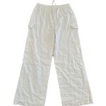 Philosophy NWT White Linen Cargo Pants Photo 0