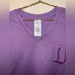 Disney  Parks Purple V-Neck Pullover – Youth Small (Fits Adult XS-S) NWT Photo 3