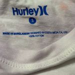 Hurley  White/Pink/Purple Tie-Dye Long Sleeve Crop T-Shirt Size S Photo 5