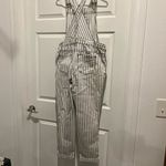 Judy Blue  Striped overalls  in White and navy blue Photo 1