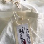 Maje  Women's Ecru V-Neck Pullover Loust Top with Long Wide Bee's Sleeves sz S Photo 9