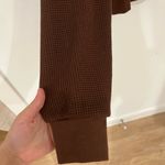 Set Active Waffle Hoodie - Expresso color Photo 2