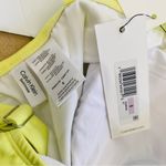 Calvin Klein  ruched side one piece swimsuit in neon yellow Photo 3