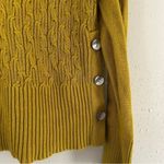 Ann Taylor  Factory Mustard Yellow Sweater Casual Comfy XL Photo 3