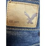 American Eagle  Skinny Jeans Women's 10 long 26 Boy Jean Dark‎ Wash Blue Denim Photo 3