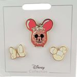 Disney Pin - Flair Pin Set - Popcorn Bucket Bow and Kernel Photo 0