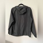 VICTORIA’S SECRET PINK Pullover Quarter Zip Hoodie Windbreaker Jacket Sz XS EUC Black Photo 4