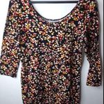 Decree  L Black Tiny Flowers Top Photo 0
