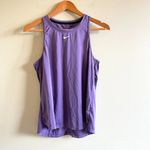 Nike Dri-FIT One Tank Purple Athletic Yoga Running Top Womens Size M Photo 2